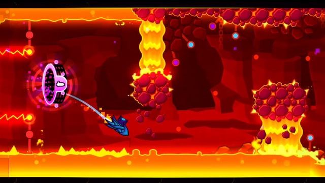 прошёл уровень Fingerdash на 3 монеты