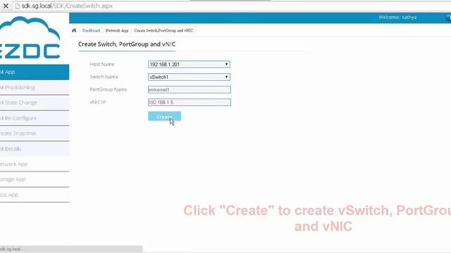 vSphere SDK - Custom Application Portal - Create Switch, Portgroup and NIC смотреть онлайн