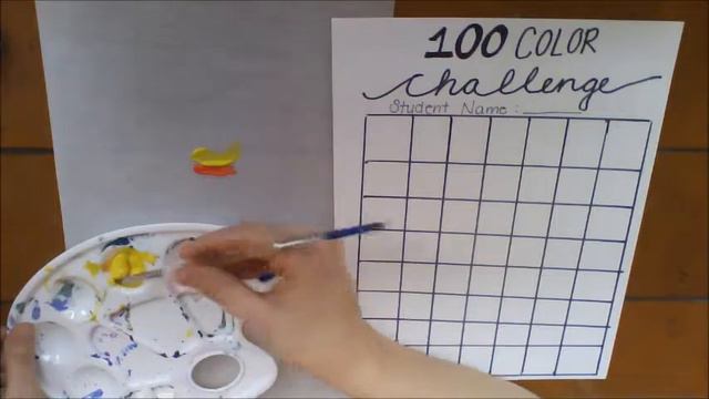100 color challenge! смотреть онлайн