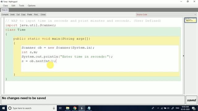 #7 - Time Conversion Program - Bluej Software - Java Programming Series смотреть онлайн