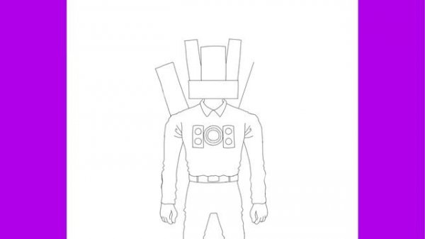 How to Draw Titan Speaker Man - Skibidi Toilet