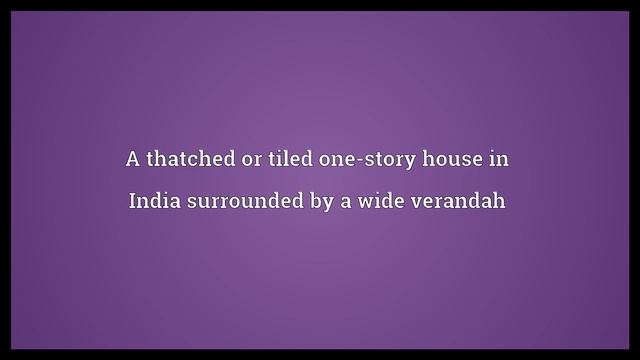 Bungalow Meaning смотреть онлайн