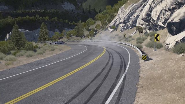 Assetto Corsa LA Canyons drift run смотреть онлайн