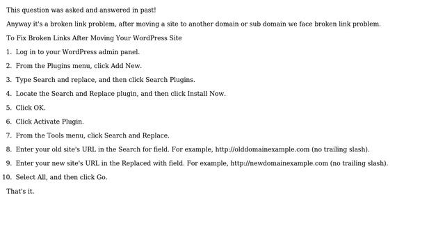 Wordpress: site url is not working after migrtaion in worpress, all links are broken смотреть онлайн