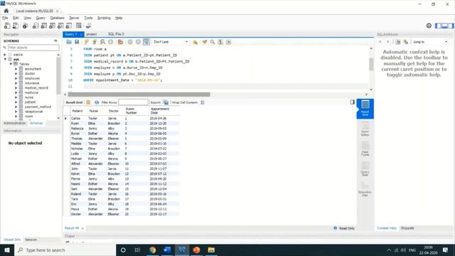 Hospital Database Management system on SQL, NoSQL and Python смотреть онлайн