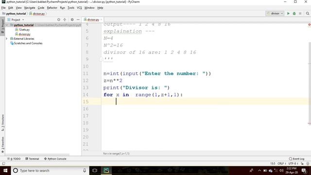 find all divisor of N^2 using N in python || HackerRank problems смотреть онлайн
