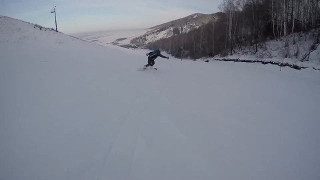 Gopro Учимся кататься на сноуборде Snowbording 2016 HD смотреть онлайн
