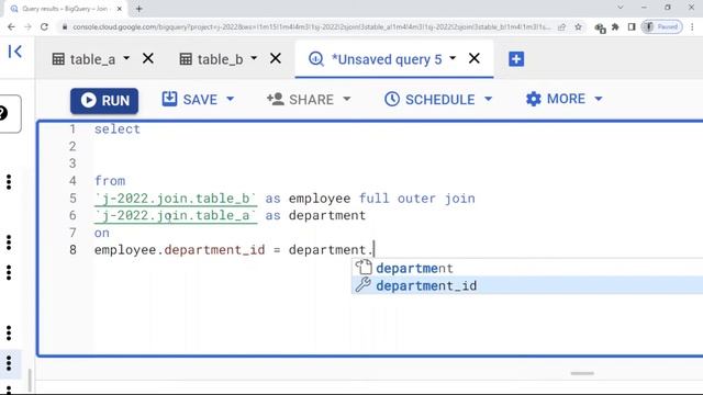 How to Join (OUTER JOIN) tables in SQL? смотреть онлайн