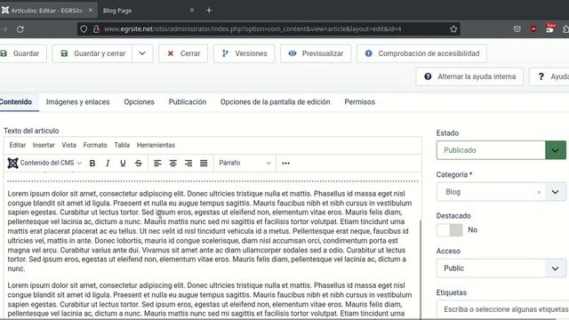 Administración - CMS Joomla + Helium + Gantry 5 Framework смотреть онлайн