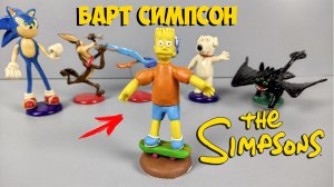 БАРТ СИМПСОН ( THE SIMPSONS ) ИЗ ПЛАСТИЛИНА   ЛЕПИМ ВМЕСТЕ