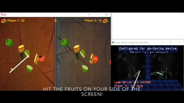 15-112 Term Project || Leap Motion Fruit Ninja || Sabrina Chua смотреть онлайн