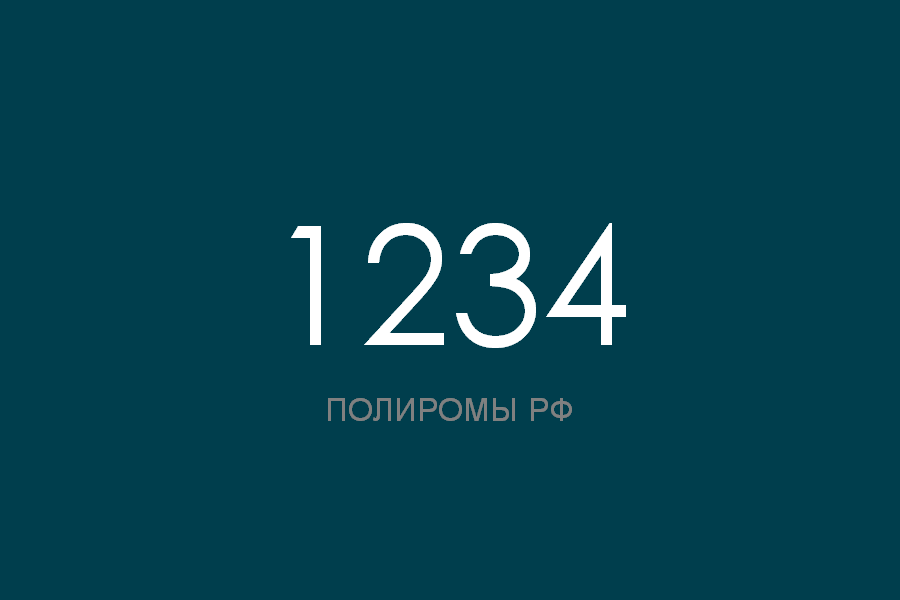 ПОЛИРОМ номер 1234 смотреть онлайн