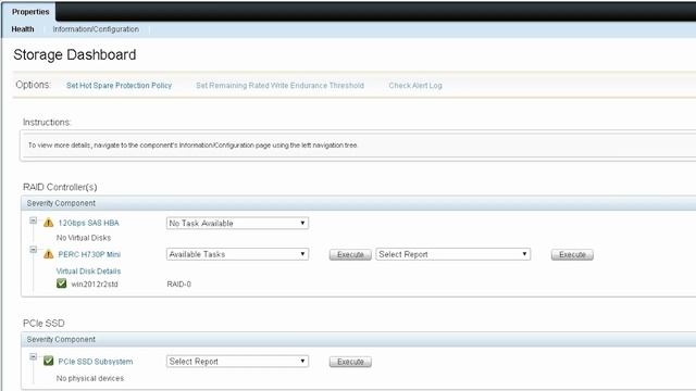 Dell OpenManage Storage Services 8.2 - Setting the Remaining Rated Write Endurance Threshold смотреть онлайн