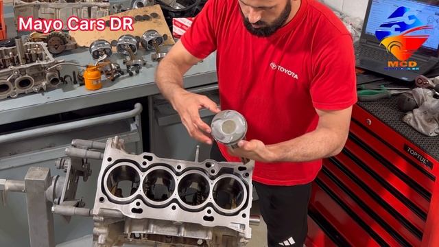 2AR 2.5L Engine Rebuild || Rings And Piston Installation Of Toyota Camry смотреть онлайн