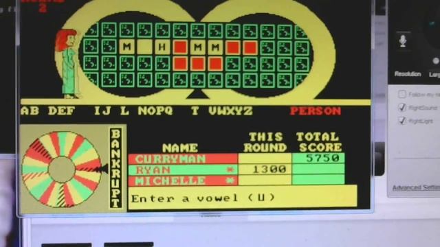 All New Saturday Video Game Fun Season 1 Episode 1 Wheel Of Fortune Dos 1987 Game #2 смотреть онлайн