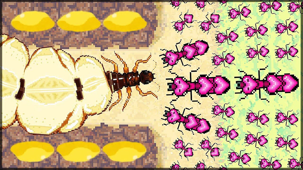 ГИГАНТСКАЯ КОРОЛЕВА ТЕРМИТОВ! Как победить КОРОЛЕВУ ТЕРМИТОВ ? - Pocket Ants: Симулятор Колонии смотреть онлайн