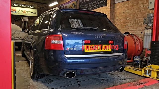 Audi RS6 C5 4B BCY 4.2 V8 pops bangs burbles fr-rtuning смотреть онлайн