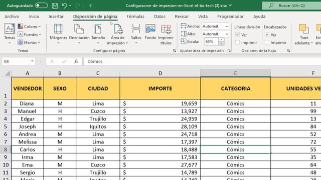 Como guardar un EXCEL en PDF sin que se corte смотреть онлайн