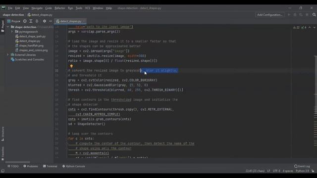 Shape Detection with OpenCV and Python смотреть онлайн
