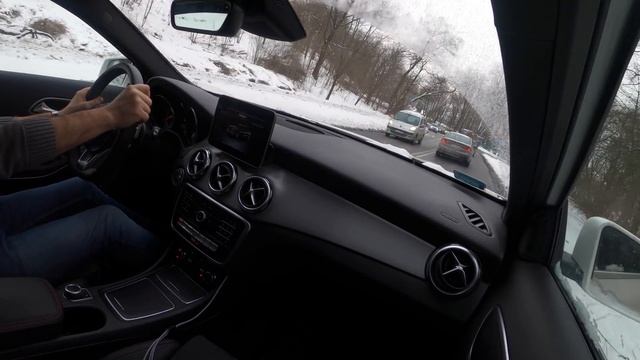 Mercedes-Benz GLA 200 AMG Line (1.6 156HP) | POV Test Drive #683 Joe Black смотреть онлайн