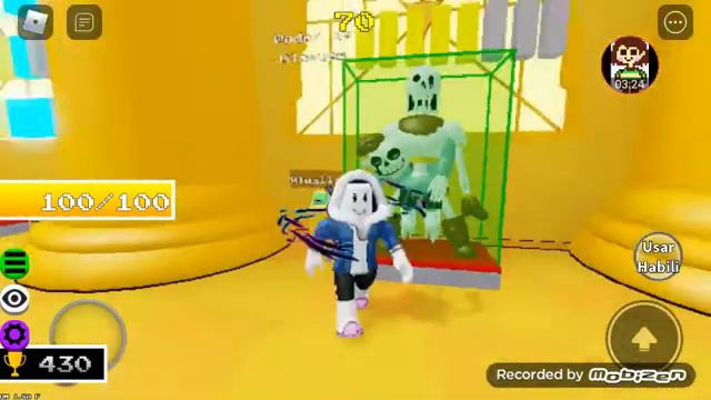 Undertale Last Corridor(ULC) Six Bones| Gameplay{ROBLOX}