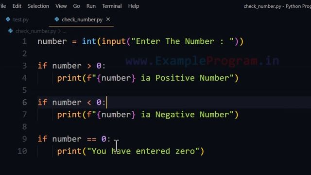 Python Program to Check Entered Number is Positive Negative or Zero ( Hindi Tutorial ) смотреть онлайн