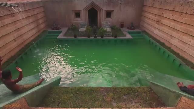 Что можно построить за 210 дней. Дом с аквапарком. смотреть онлайн