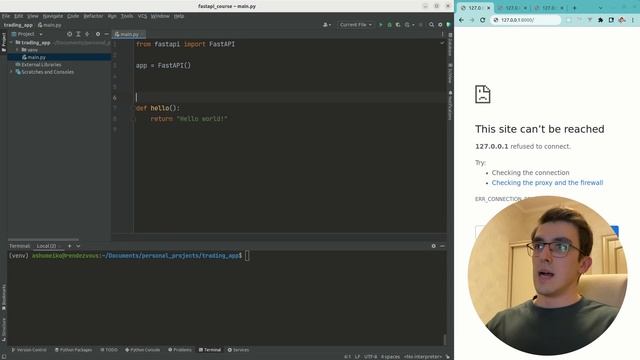 FastAPI - Установка и запуск #1 смотреть онлайн