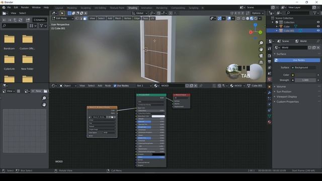 Create and Animate opening and closing door in Blender 2.9 | Door Animation смотреть онлайн