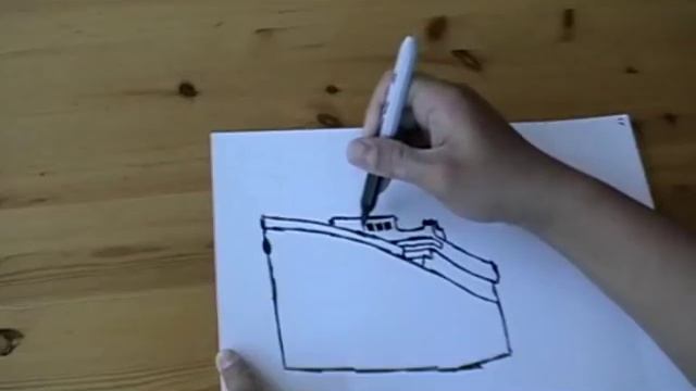 How to draw the TITANIC part 1 смотреть онлайн