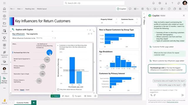 Copilot in Power BI Demo смотреть онлайн