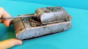 танк Maus (маус) из бумаги