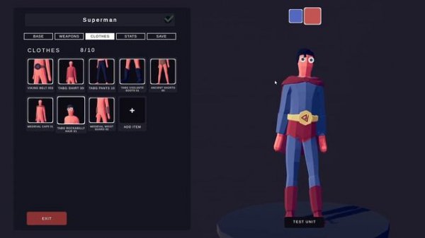 How to make SUPERMAN in TABS Unit Creator! | Totally Accurate Battle Simulator