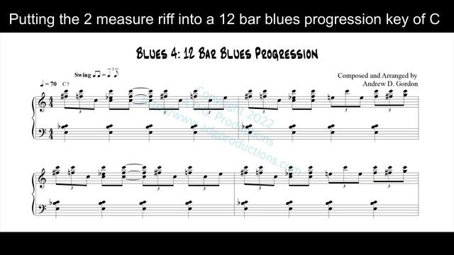 Blues Piano Practice Session 1. смотреть онлайн