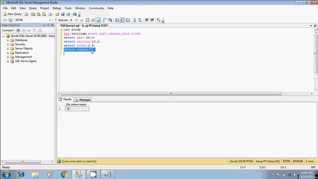 SIT | How TO Use Mathmatical Function In MS SQL SERVER In Hindi(Part_12) смотреть онлайн