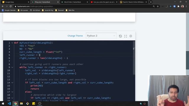 Piling Up! | HackerRank (Python) смотреть онлайн