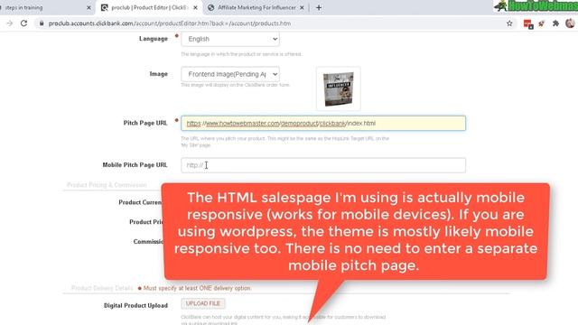How to Setup Your Product For Sale At Clickbank Vendor Tutorial [PART 9] смотреть онлайн