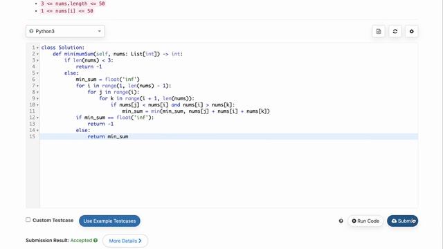 100106. Minimum Sum of Mountain Triplets I : Weekly Contest 368 || C++, Java, Python || смотреть онлайн