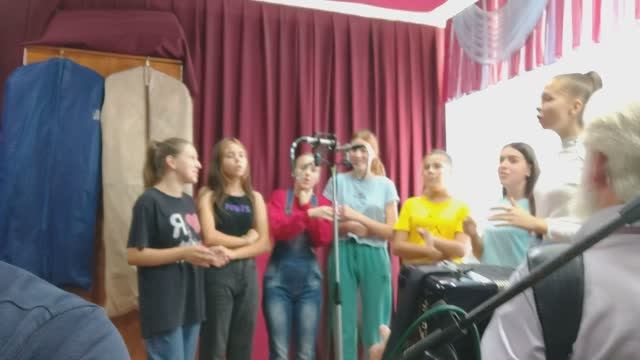 Запись детского ансамбля руководитель Капустин А.Я.