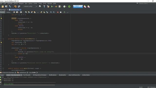 Ejemplos switch en java. Cómo usar SWITCH en JAVA смотреть онлайн