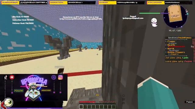 SQUID GAMES!! UNETE!! MINECRAFT Servidor Tecnico y mas modalidades Java y Bedrock смотреть онлайн