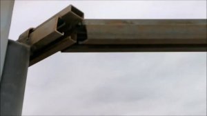 Откатные ворота на угол своими руками