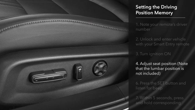 How to Use the Driving Position Memory System смотреть онлайн