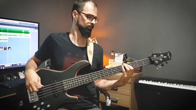 Symphony X - Communion and the Oracle - Bass cover смотреть онлайн
