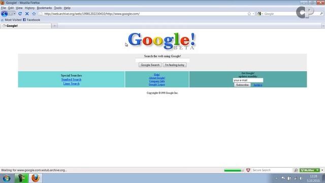 How did famous websites look in the past смотреть онлайн
