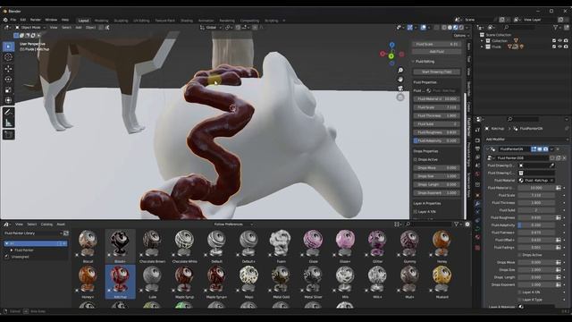Easy FLUIDS in Blender (No Simulation Required) with Fluid Painter! смотреть онлайн