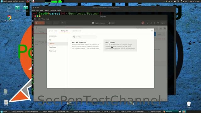 How to Install Postman (API Testing) with Terminal on Parrot Security Linux смотреть онлайн