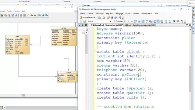 correction script sql server création d'une Agence de location #1 смотреть онлайн