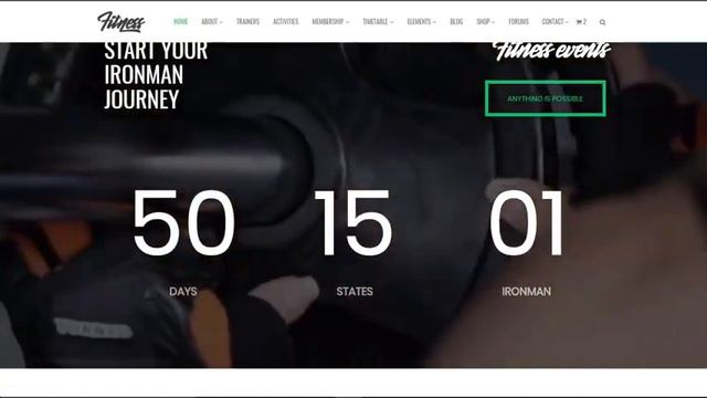 Fitness WordPress Theme Home-Page Presentation - Health Template for WordPress смотреть онлайн