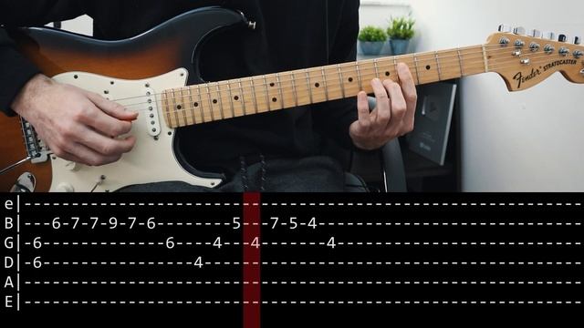 The Rolling Stones - Gimme Shelter intro & main solo (Guitar lesson with TAB) смотреть онлайн